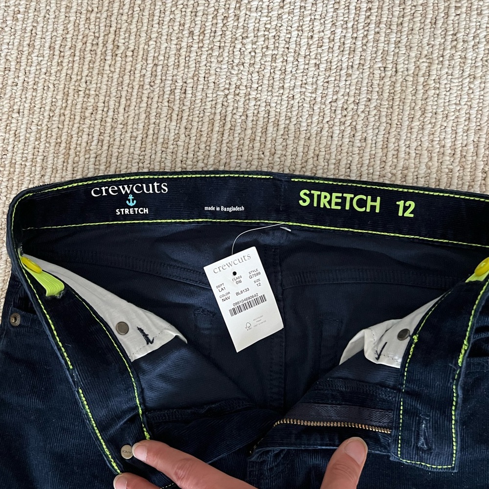 JCrew - Boys - Navy corduroy pants